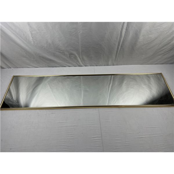 Wall Mirror with Gold Trim