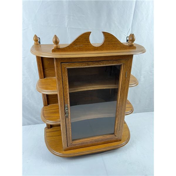 Wooden Wall Display Case
