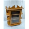 Image 1 : Wooden Wall Display Case