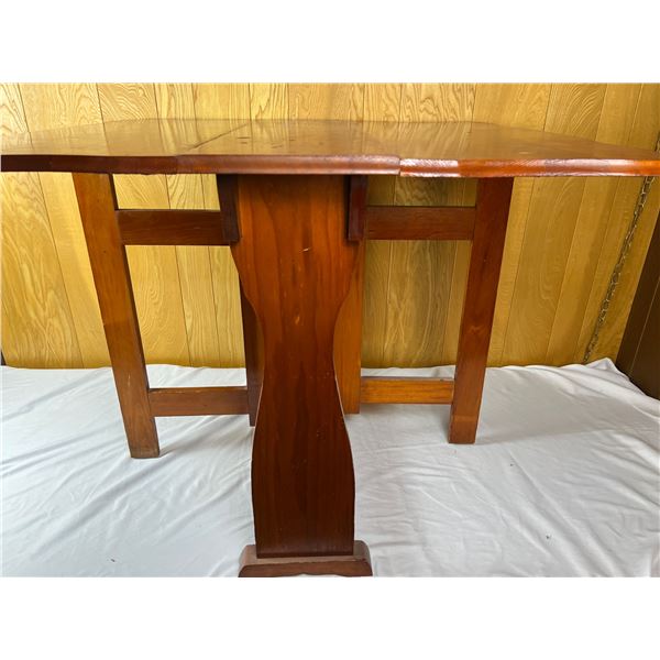 Wooden Drop-Leaf Table