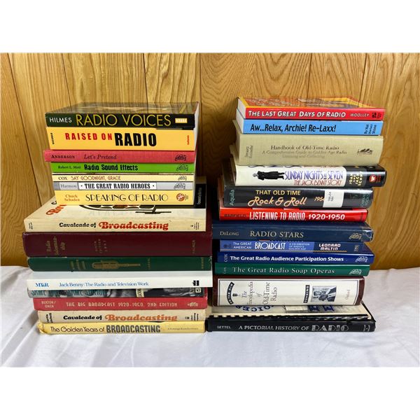 Radio Themed Book Lot