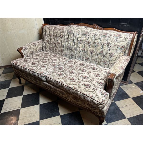 Vintage Upholstered Loveseat