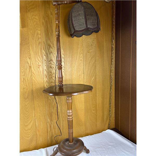 Wicker Lamp Table