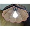 Image 2 : Wicker Swag Lamp