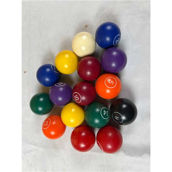 Miniature Billiard Balls