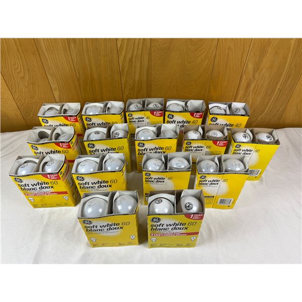 GE Soft White Light Bulbs