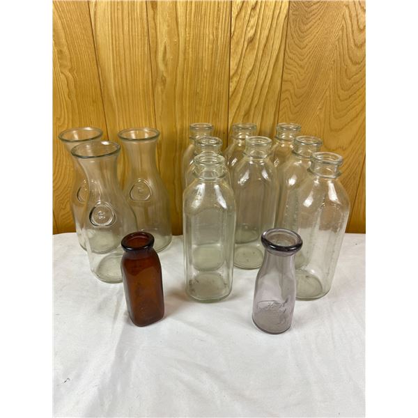 Vintage Milk Bottles