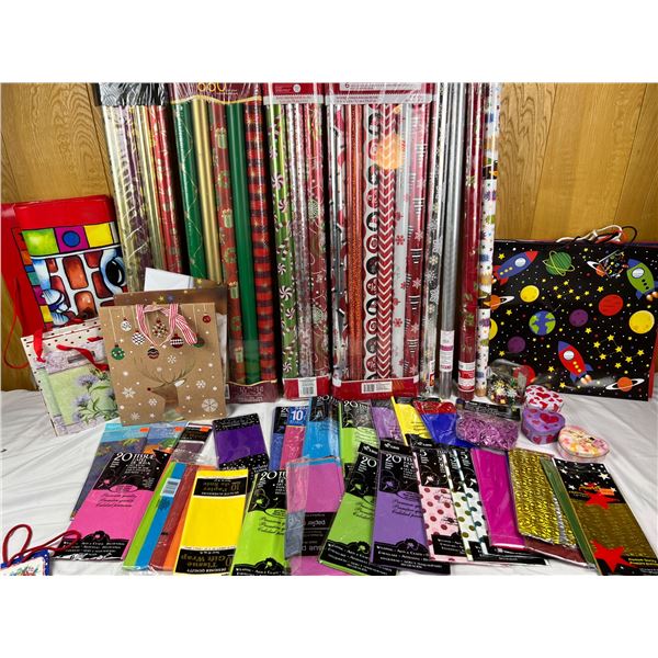 Seasonal Gift Wrapping Lot