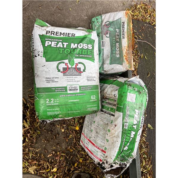 3 Bags Premier Peat Moss