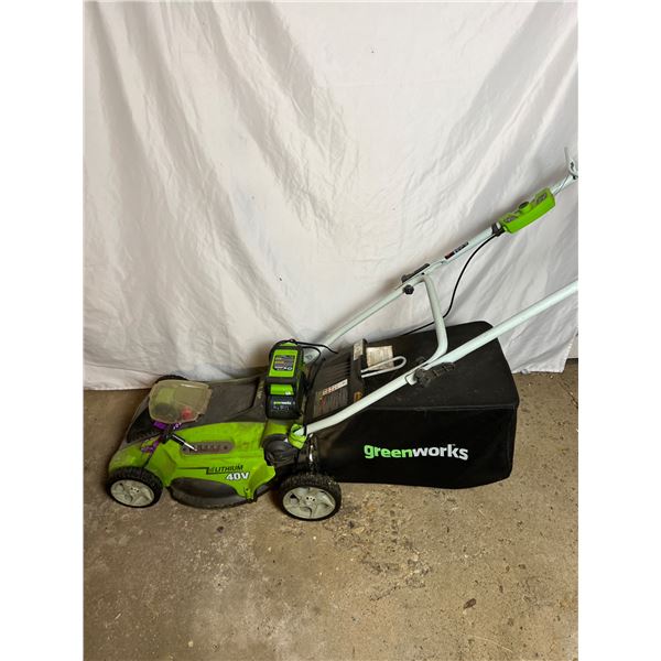 Greenworks Battery Lawnmower