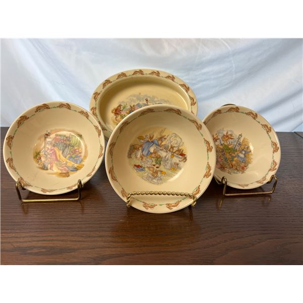 Royal Doulton Bunnykins Bowls & Serving Dish
