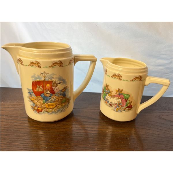Royal Doulton Bunnykins Pitchers
