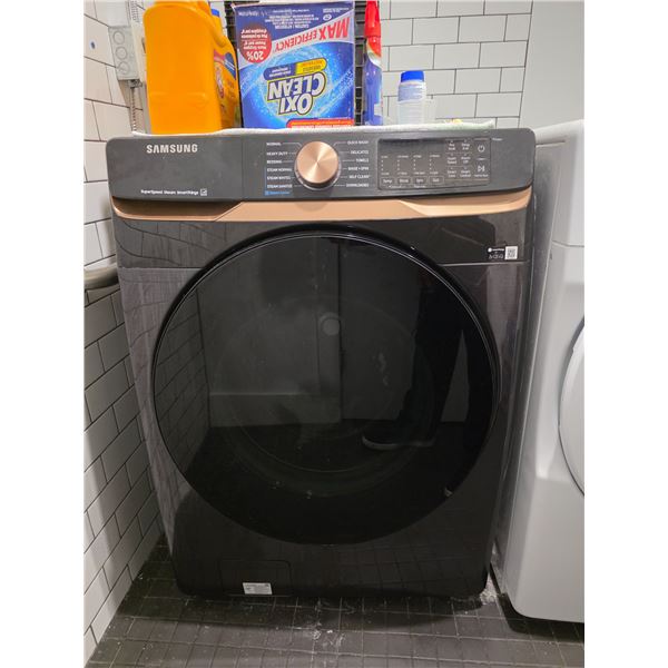 L2 - Samsung 5.0 Cu Ft Smart Front-Load Washer w/ Super Speed & Steam, Brushed Black (WF50BG8300AV -