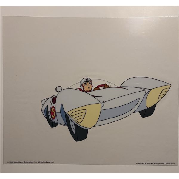 Speed Racer 13"x11" Art Print, 2000 serigraph (or sericel)
