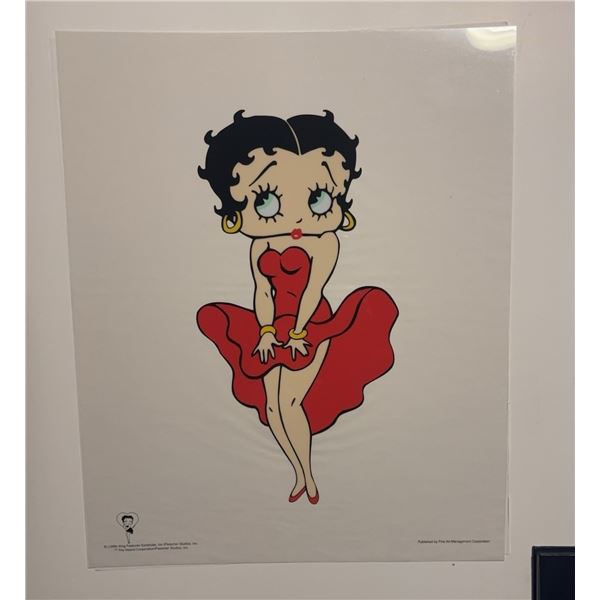 Betty Boop 13-½”x17” Serigraph (1999)