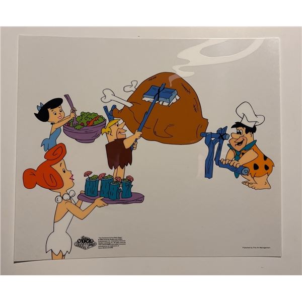 The Flintstones Viva Rock Vegas Sericel 12.5" x 11"