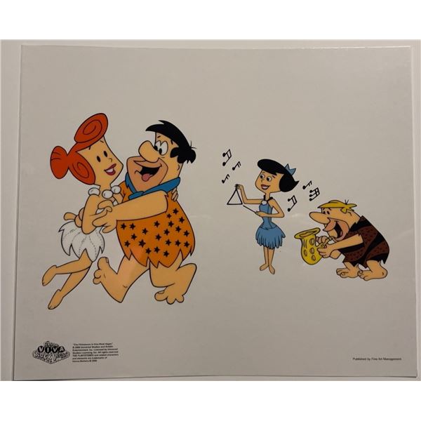 The Flintstones Viva Rock Vegas Serigraph 12.5" x 11"