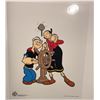 Image 1 : 1999 Popeye and Olive Oyl 13.5x16.5 Serigraph
