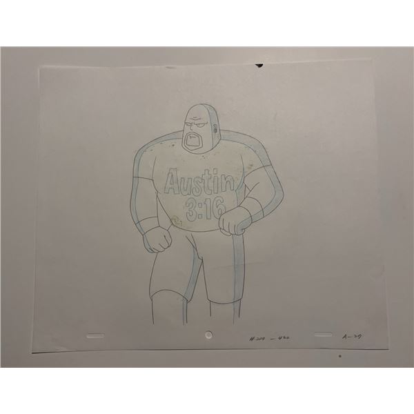 Stone Cold Steve Austin “Austin 3:16” Animation Drawing