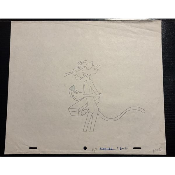 Pink Panther Animation Drawing Circa 1993–1996