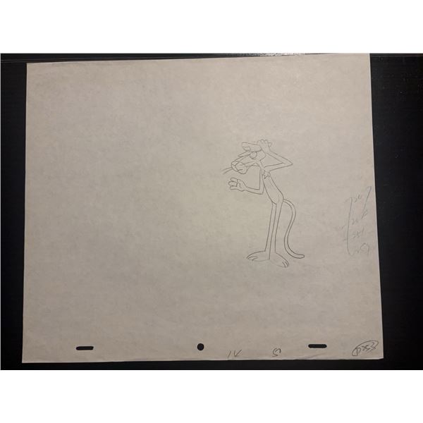 Pink Panther Animation Production Drawing, 1993
