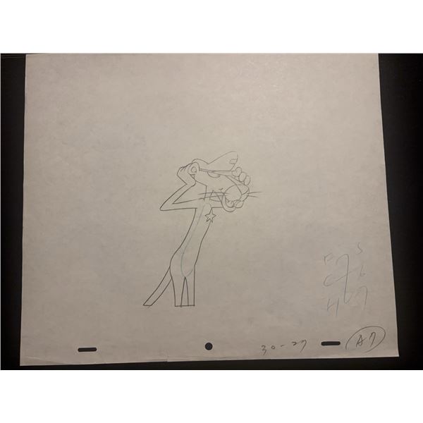Original Pink Panther Production Drawing