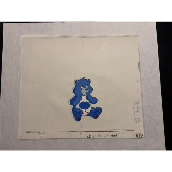 1980s Care Bears Grumpy Bear Cel & Drawing