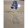 Image 7 : 1980s Care Bears Grumpy Bear Cel & Drawing