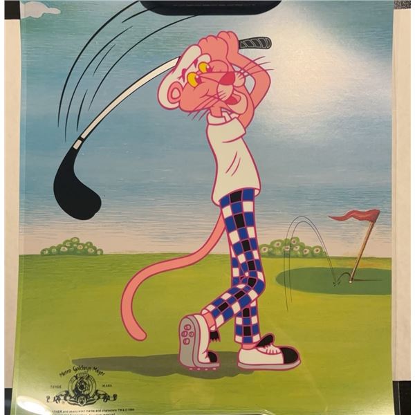 Pink Panther Golfing 1999 Limited Sericel