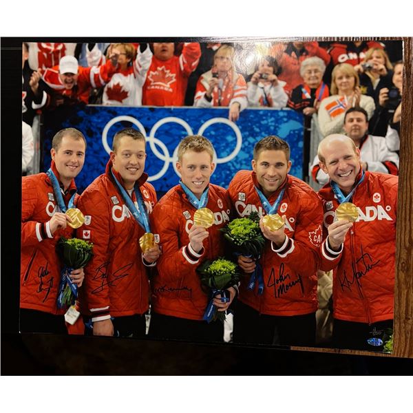 2010 Olympic Canada Curling Team Signed Photo