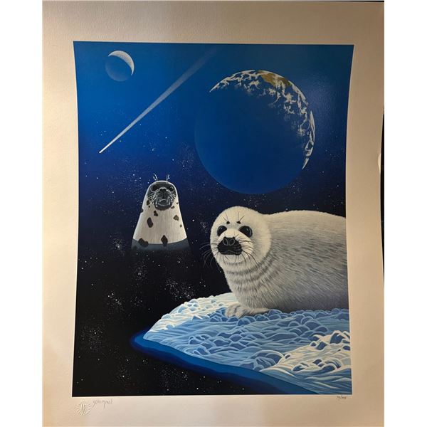 Schimmel Signed Serigraph Our Home Too IV – Seals