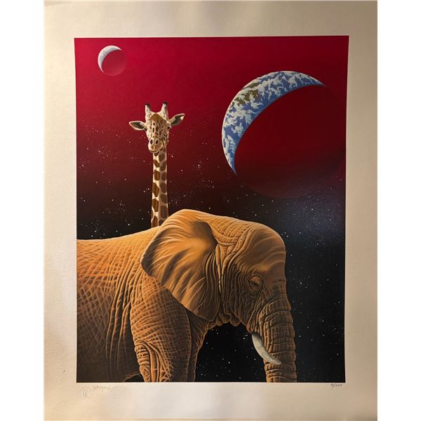 Schimmel Elephant & Giraffe Limited Serigraph