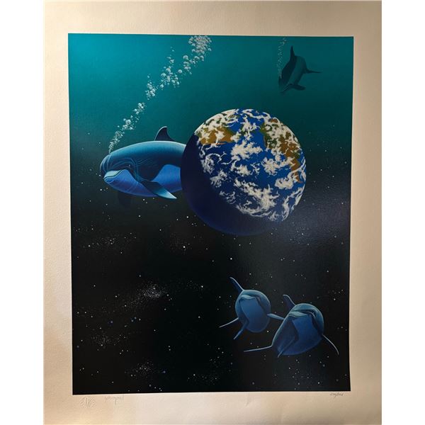 Schimmel Our Home Too II Dolphins Serigraph 236/395