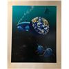 Image 1 : Schimmel Signed Serigraph Our Home Too II Dolphins