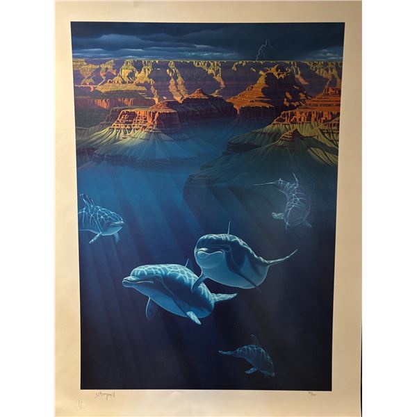 William Schimmel Signed Serigraph, Grand Canyon, #75/395
