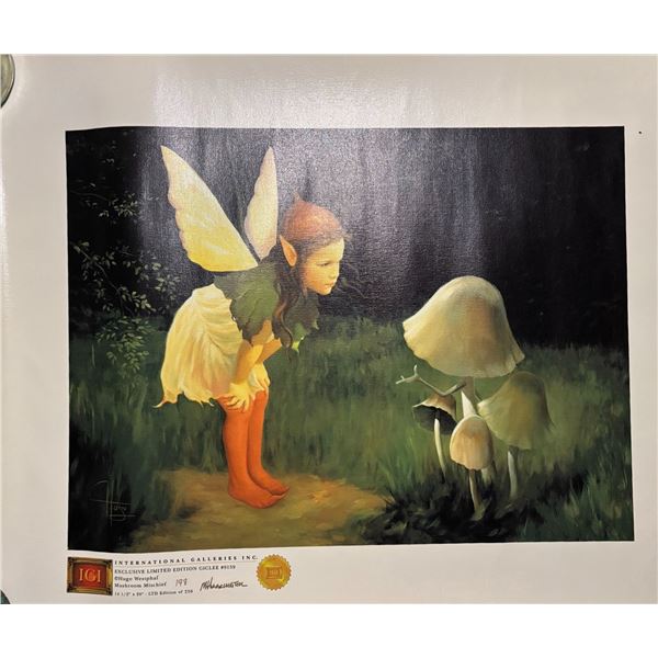 Hugo Westphal Mushroom Mischief Giclée 198/250 IGI