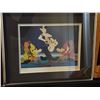 Image 1 : Disney Goofy The Face Off Framed Hockey Print