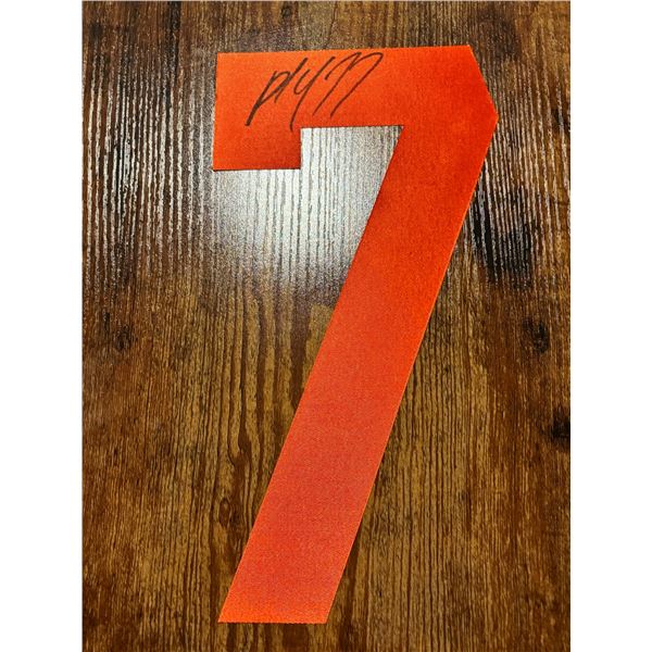 Paul Coffey Signed Oilers #7 Jersey Number