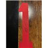 Image 4 : 3 Signed Hockey Jersey Number "1" Cutouts