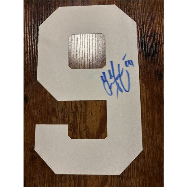 Glenn Anderson Signed #9 Oilers Jersey Number
