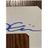 Image 3 : White Fabric Number '6' Signed in Blue Ink