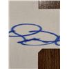Image 4 : White Fabric Number '6' Signed in Blue Ink