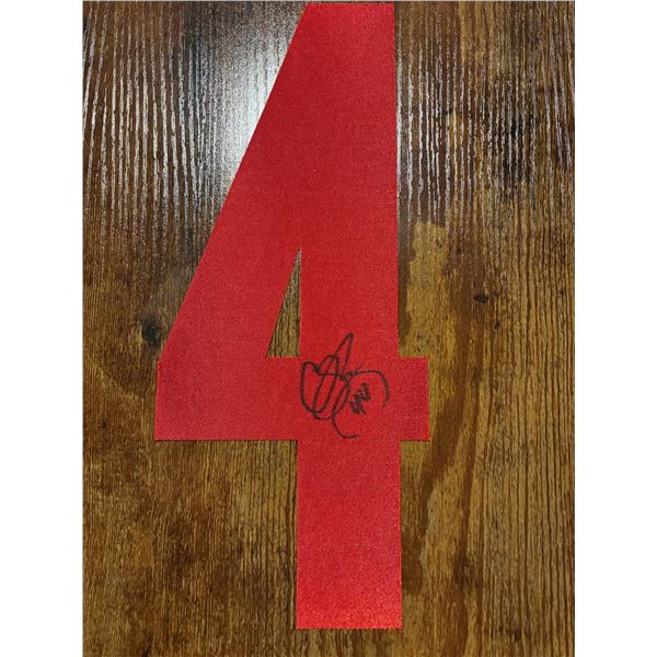 Todd Bertuzzi Signed Red Jersey Number “4”