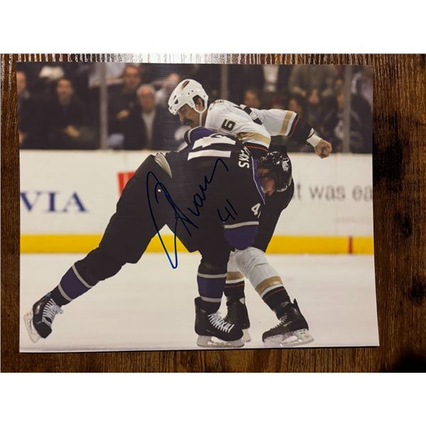 Raitis Ivanans #41 Signed Kings Hockey Photo
