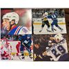 Image 1 : 4 Signed NHL Hockey Action Photos