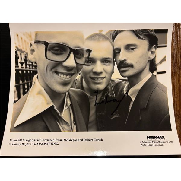 Ewan McGregor Signed 1996 Trainspotting Photo 8×10