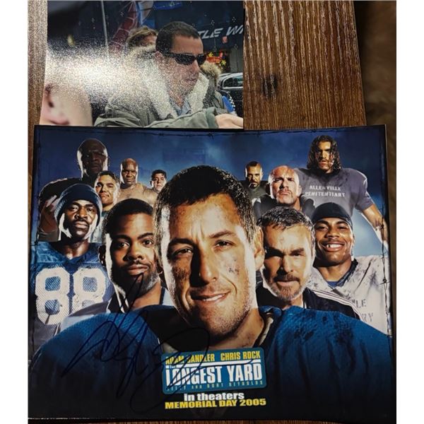 Adam Sandler Signed 8x10 The Longest Yard Photo