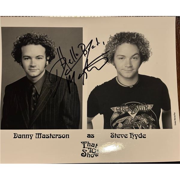 Danny Masterson Signed 8x10 That '70s Show Photo