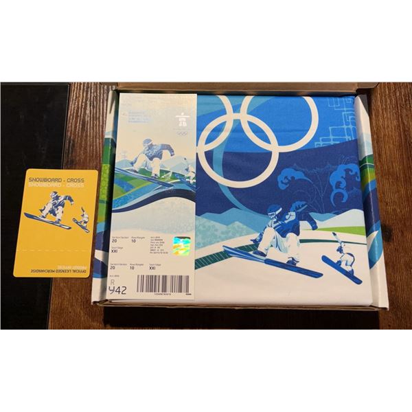 Vancouver 2010 Snowboard Cross Bib Set