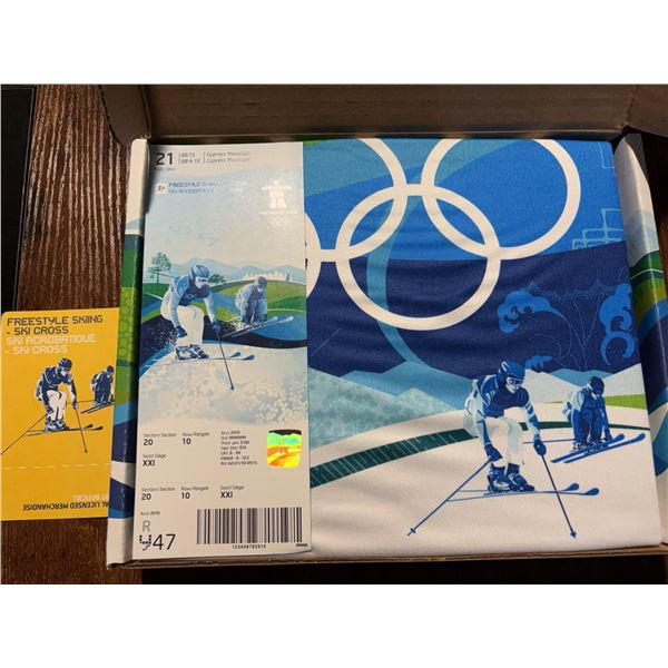 Vancouver 2010 Olympic Ski Cross Set With Bib